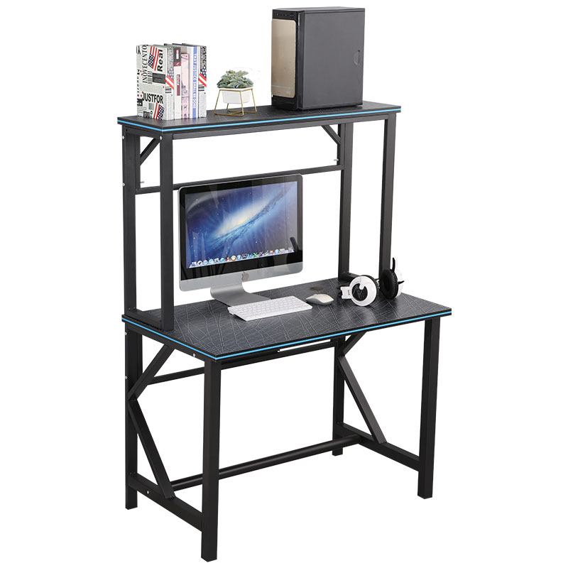 网吧电脑桌游戏办公桌椅网咖沙发台式单人电竞桌椅一体工作室桌子