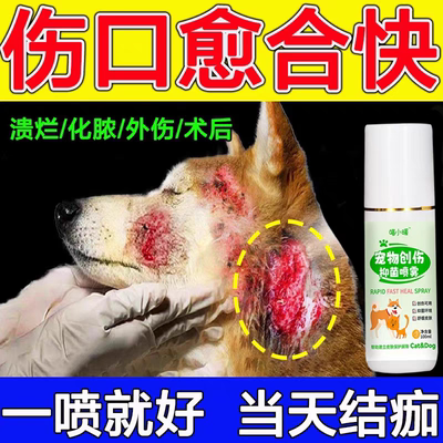 宠物伤口愈合药喷雾创口喷剂猫狗专用创伤术后溃烂消炎止痛喷雾剂