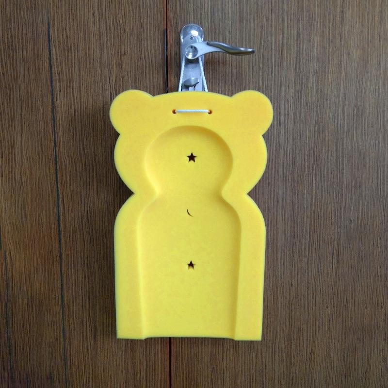 婴儿洗澡防滑海绵垫婴儿洗澡盆躺托海绵浴垫沐浴海绵洗澡浴垫