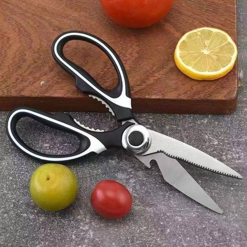 厨房剪刀多功能不锈钢鸡骨剪家用剪骨剪肉刮鱼鳞开瓶盖剪刀