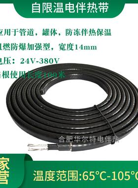 双阻燃防爆电伴热带/DBR-PZ-JZ-10W-220V自控温伴热带管道加热带