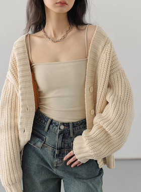 CV大码女装 韩版修o身短款平领吊带背心内搭打底上衣外穿显瘦胖mm