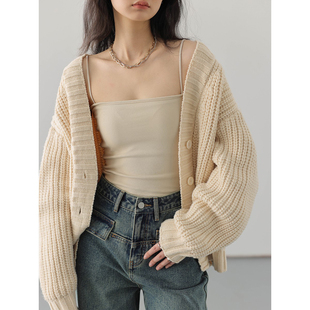 修o身短款 韩版 平领吊带背心内搭打底上衣外穿显瘦胖mm 女装 CV大码