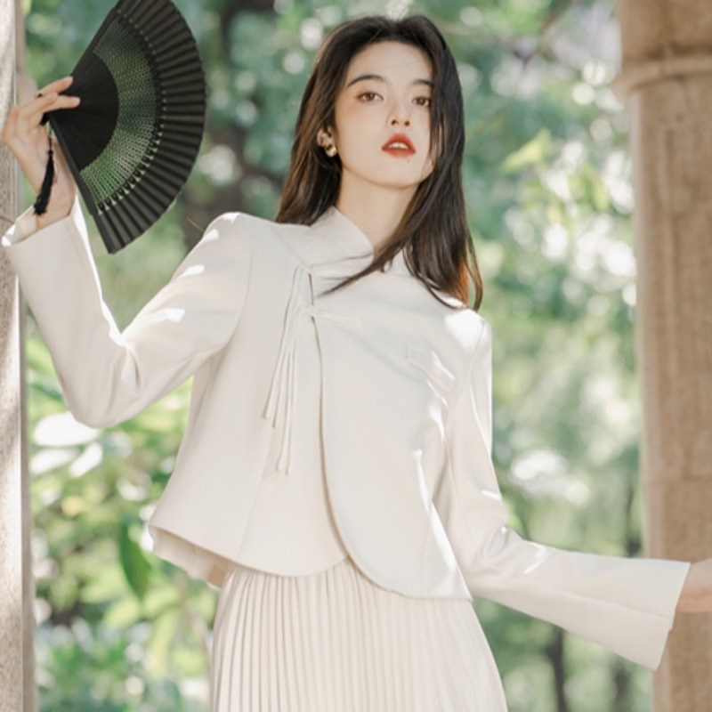 汉服女唐装民国小洋装中国风女装改良旗袍上衣国风外套新中式西装图片