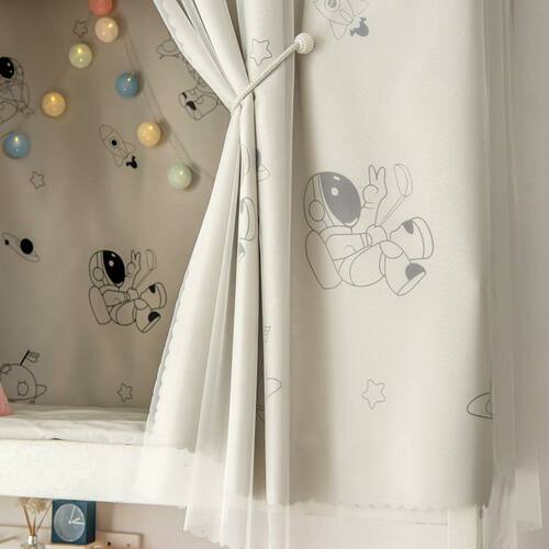 宿舍床帘学生上铺下铺透气强遮光简约蚊帐一体式寝室男女加厚防蚊