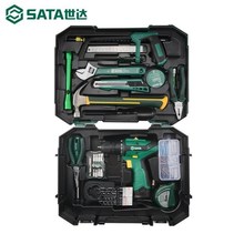 家用电动工e具套装锂电电钻手五金家庭日常用组合工具箱05152