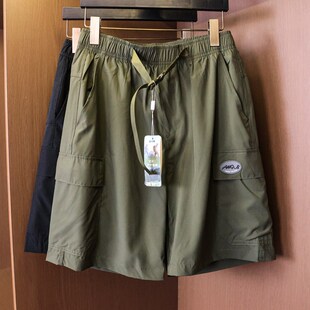 速干薄款 夏季 X短裤 纯色侧边立体口袋工装 Z21 男士 裤 直筒裤 男装 新款
