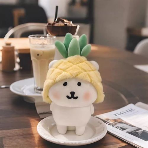 10cm自嘲熊娃衣凤梨头套可爱帽子13厘J米棉花娃娃公仔玩偶换装配