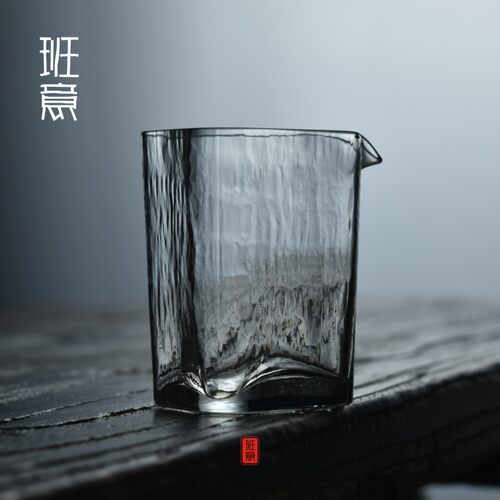 班意 加厚耐热公道杯 茶海功夫茶具尖嘴匀杯角公杯
