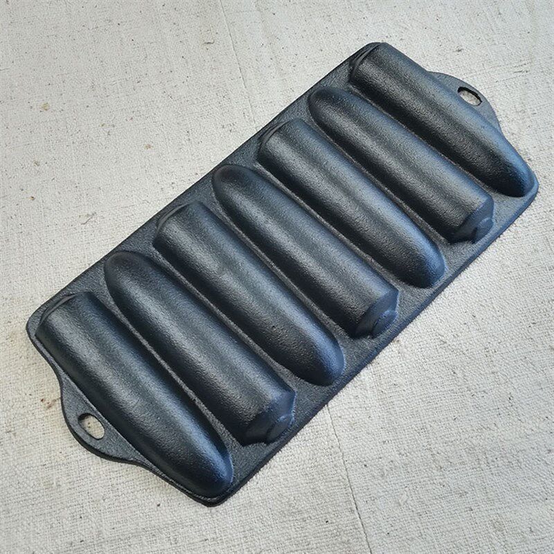 出口原单玉铸铁模具烘焙烤盘创意糕点烤箱用面包模