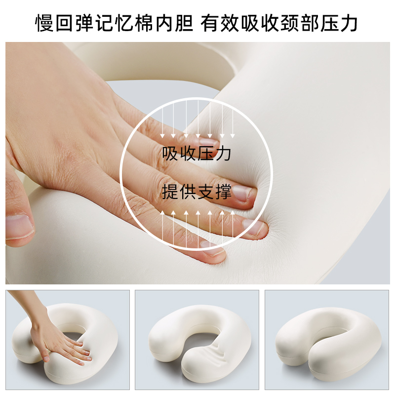 u型枕脖子靠枕护颈枕颈托旅行飞机枕午睡儿童坐车睡觉神器u形头枕