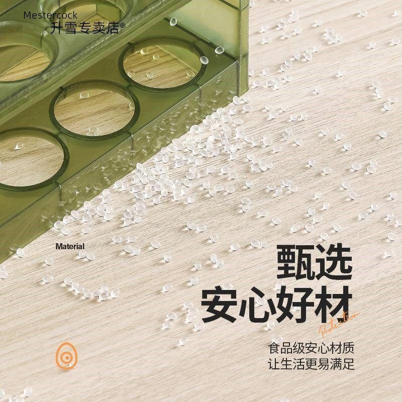 鸡蛋收纳折叠翻转鸡蛋盒冰箱带计时器保鲜鸡蛋盒蛋托放蛋神器,收纳整理,食物收纳盒,淘宝优惠券,粉丝福利购,淘宝优惠卷