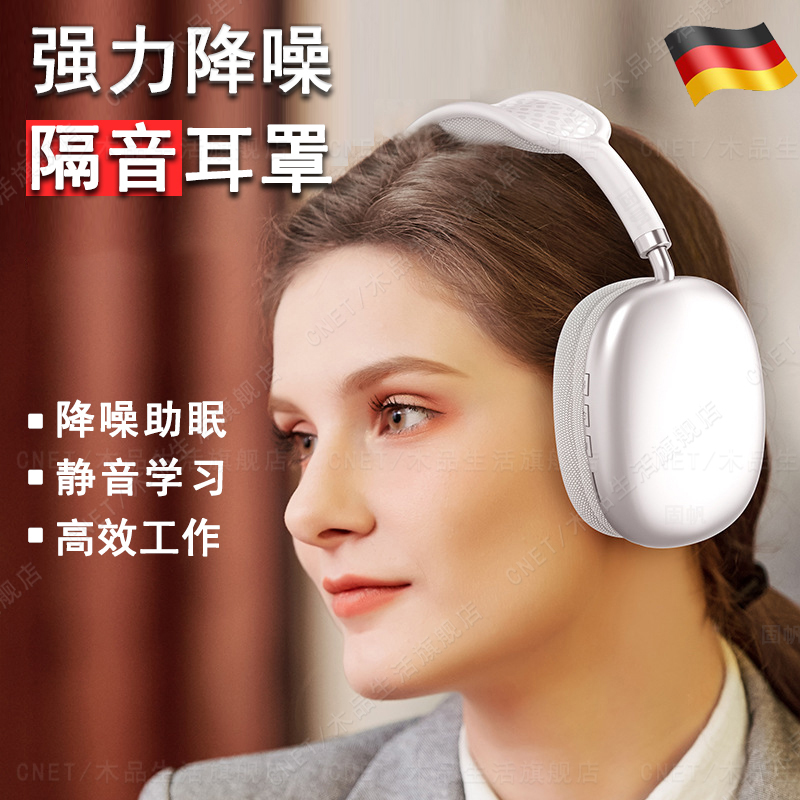 耳塞睡眠睡觉头戴式降噪耳机超级隔音静音神器防吵打呼噜耳罩