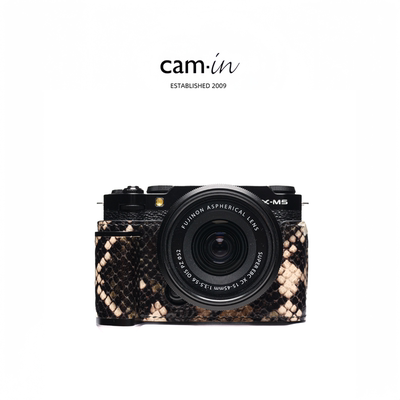富士XM5有手柄蛇纹系列相机包