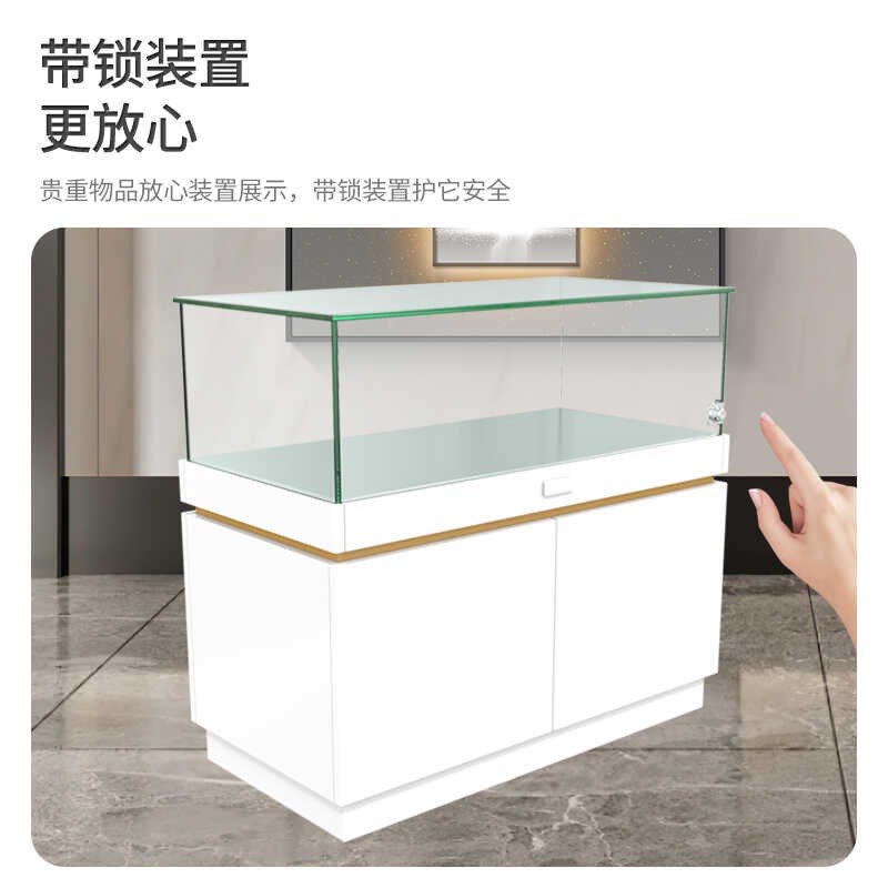 定制玻璃展柜展厅商场陈列珠宝玉器展示柜博物馆民俗馆文物展示柜