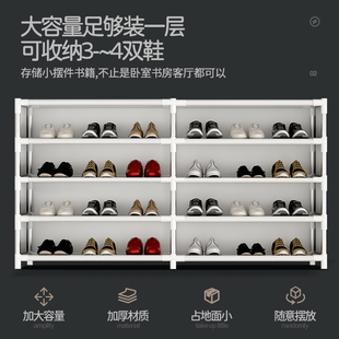鞋 简约大容量 架子家用门口简易布艺鞋 柜防尘罩遮挡帘多层宿舍爆款