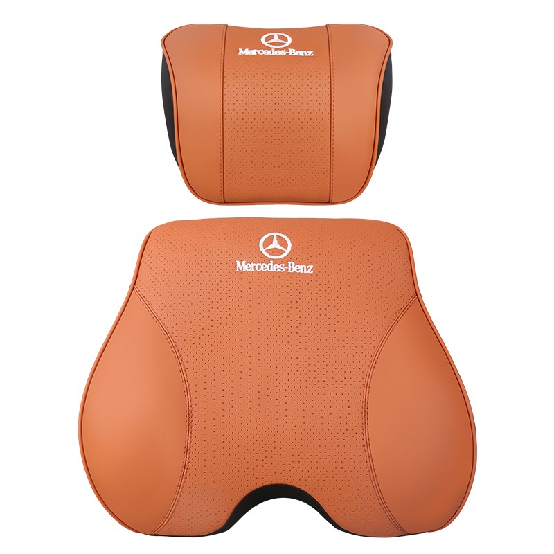 奔驰头枕腰靠C260L原厂24款GLCE300LBAS护颈枕汽车内装饰用品大全