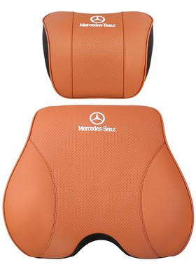 奔驰头枕腰靠C260L原厂24款GLCE300LBAS护颈枕汽车内装饰用品大全