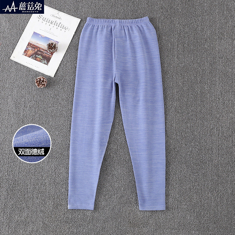 蘑菇兔胖男童德绒保暖裤内穿高腰加肥加大中大童儿童薄绒秋裤男孩,童装/婴儿装/亲子装,保暖裤,淘宝优惠券,粉丝福利购,淘宝优惠卷