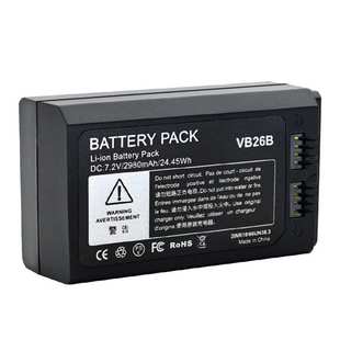 AD100PRO闪光灯电池VB26 V860III 适用神牛Godox