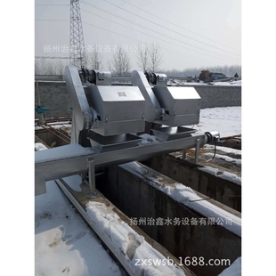 不锈钢回转机械格栅螺旋输送机 格栅除污机 厂家生 产FHG型反捞式