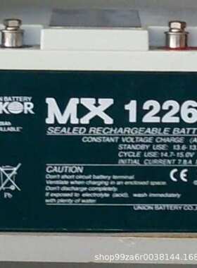 友联免维护蓄电池MX122000应急电源12V200AH通讯系统直流屏太阳能