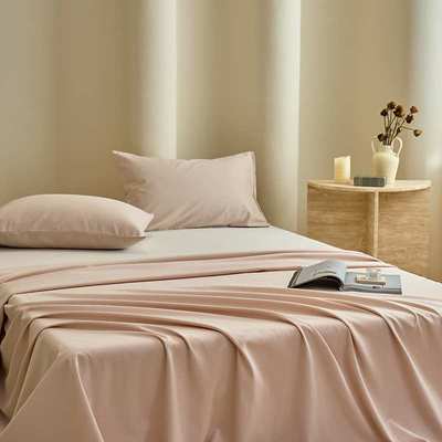 秋冬简约纯色加厚纯棉磨毛床单单件秋冬保暖宿舍单双人床罩全棉