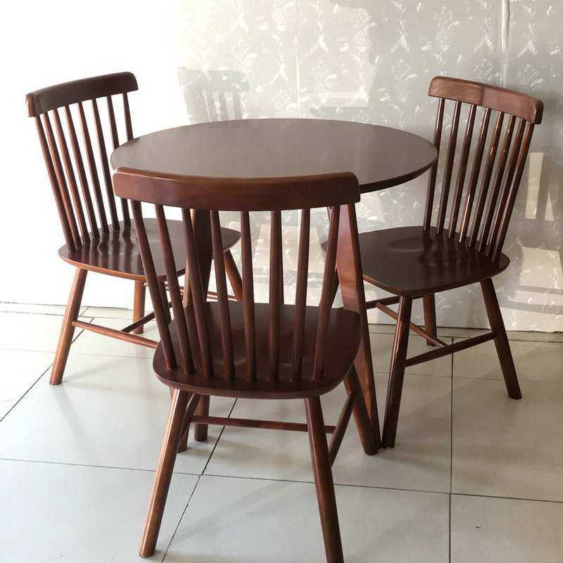 厂家供应小吃店餐厅实木餐桌椅组合  简约小户型西餐实木大圆,电子元器件市场,其它元器件,淘宝优惠券,粉丝福利购,淘宝优惠卷