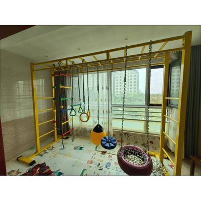 儿童家用攀岩墙幼儿园早教攀爬架室内家庭儿童房感统训练攀爬墙板