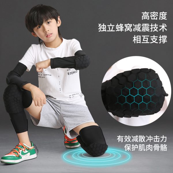 儿童护膝护肘男防摔套装骑行自行车篮球护具滑板足球运动夏季薄款