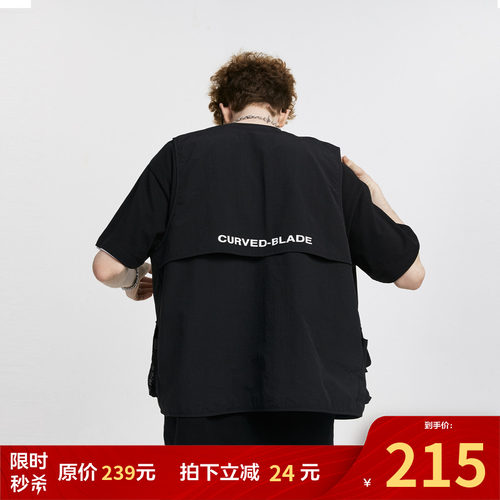 FPA 机能工装战术马甲男v潮牌潮流夏季薄款多口袋功能马夹背心外