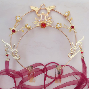 光环发冠 古装汉服光环头饰 圣母光环头冠