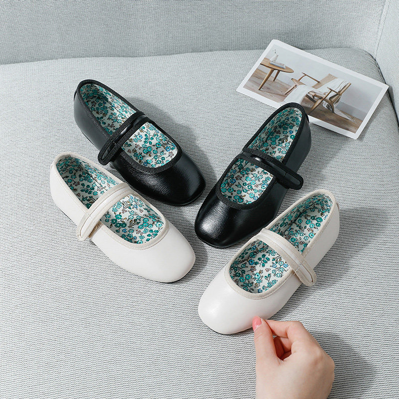 女童软底皮鞋2023春秋新款方头魔术贴平底鞋浅口纯色儿童韩版单鞋,童鞋/婴儿鞋/亲子鞋,皮鞋,淘宝优惠券,粉丝福利购,淘宝优惠卷