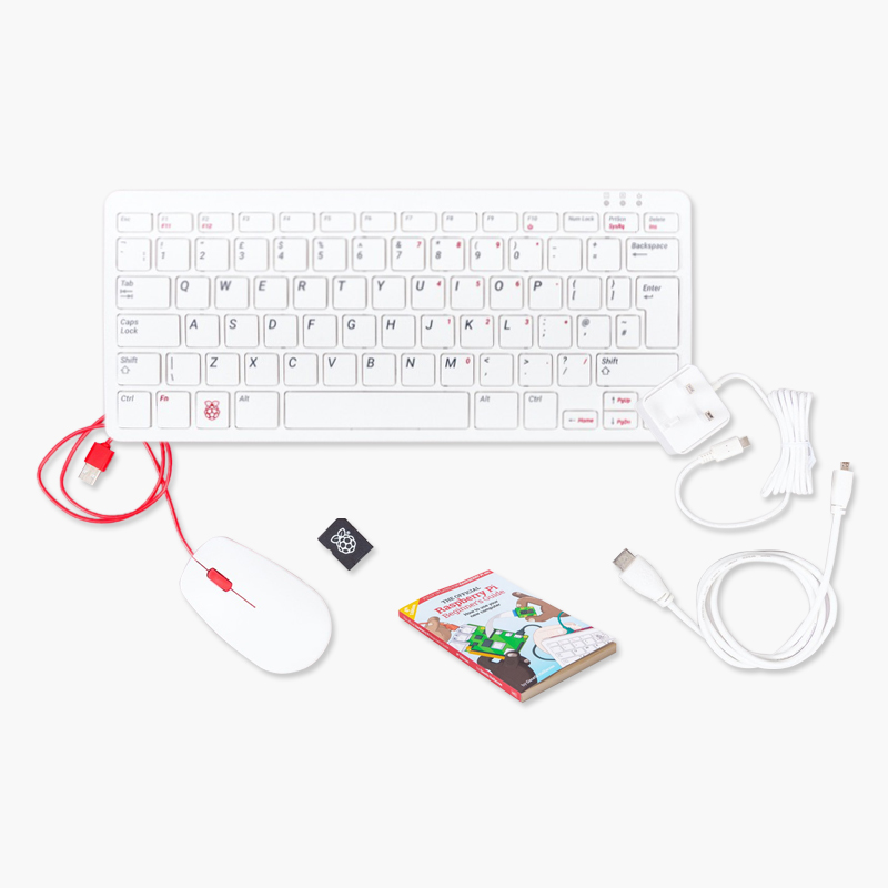 新品树莓派Rpberry Pi 键盘式发板少儿编程学习Python PC