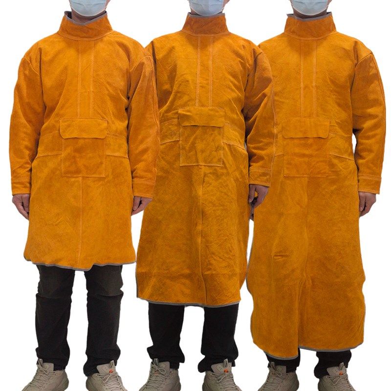 焊工防护服反穿衣防烫服耐磨防辐射加长款围裙焊工防护牛皮电焊服,居家日用,防护服,淘宝优惠券,粉丝福利购,淘宝优惠卷