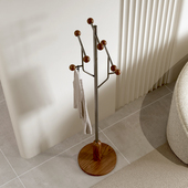 室内衣帽架落地意式 挂包架 挂衣架卧室现小型杆式