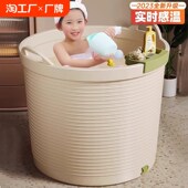 儿童泡澡桶浴桶宝宝洗澡桶坐浴盆沐浴桶洗澡盆游泳桶百年