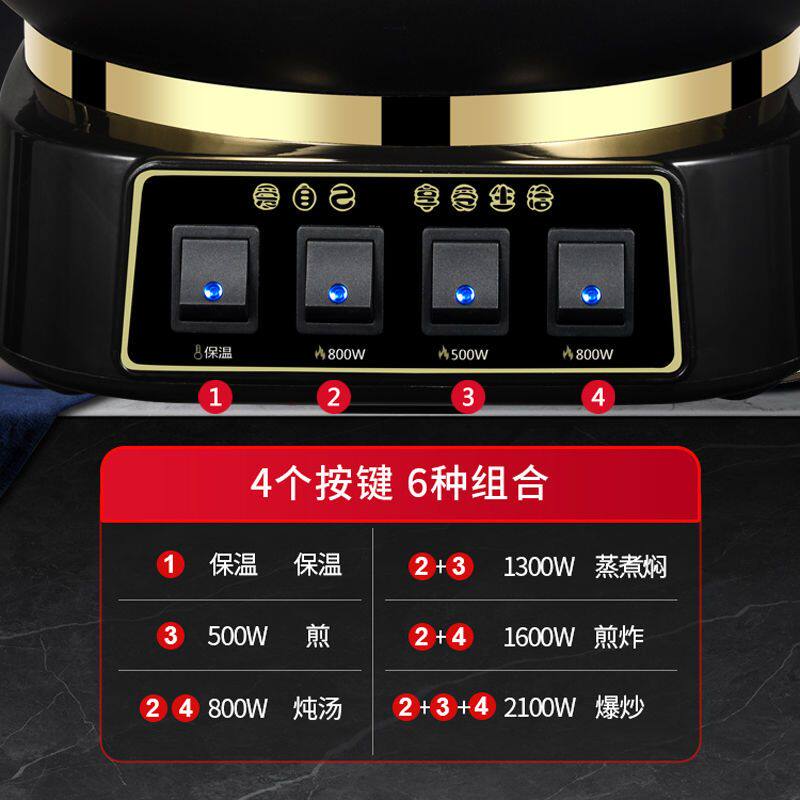周村电热锅沾锅电用炒菜电炒锅宿舍小电锅快煮锅蒸锅 - 实物图