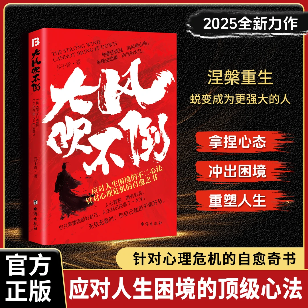 【抖音同款】大风吹不倒雕琢自我(2025全新力作心理危机自愈奇书)应对人生困境的不二心法在瞬息万变的世间找
