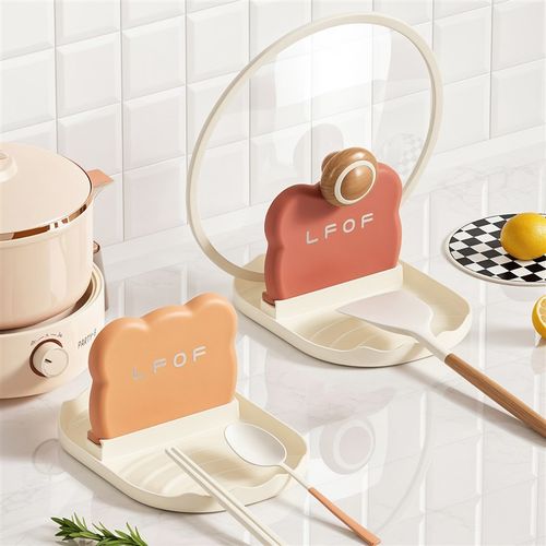 台面锅盖架锅铲沥水架收纳层架灶台D厨房置物架子菜板锅盖放置器