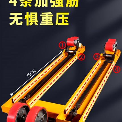 车托盘液压搬f运车2吨53吨升降手拉地牛叉车手推车小型手动拖车插