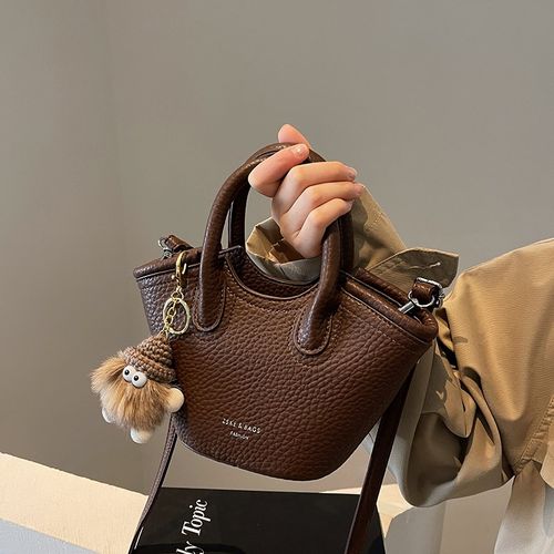 复古菜篮子小包包女2024新款z秋季时尚手拎水桶包秋季高级感斜挎