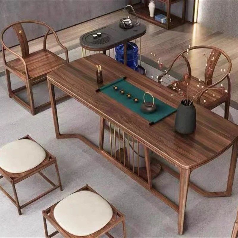 家具新中式茶桌椅组合禅意小茶台家用1米8实木茶水柜茶桌,住宅家具,家用茶台/茶桌,淘宝优惠券,粉丝福利购,淘宝优惠卷