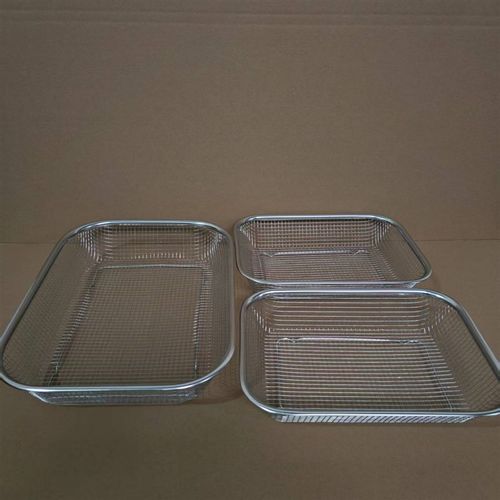 筷子蓝不c锈钢沥水篮方形漏洗菜篮厨房置物架网篮水果篮果盘沥水