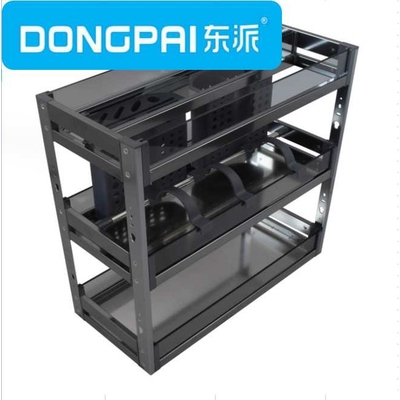 东派全钢拉篮不锈钢拉篮蓝宝石200柜两层平拉篮全钢拉篮厨房拉篮
