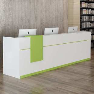 前台接待台办公桌前台桌接待台咨询台服务台收银台吧台版式迎宾台