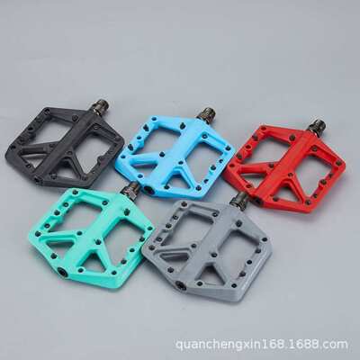 RACEWORK超轻自行车脚踏 培林山地车尼龙脚蹬 轴承骑行脚踏板单车