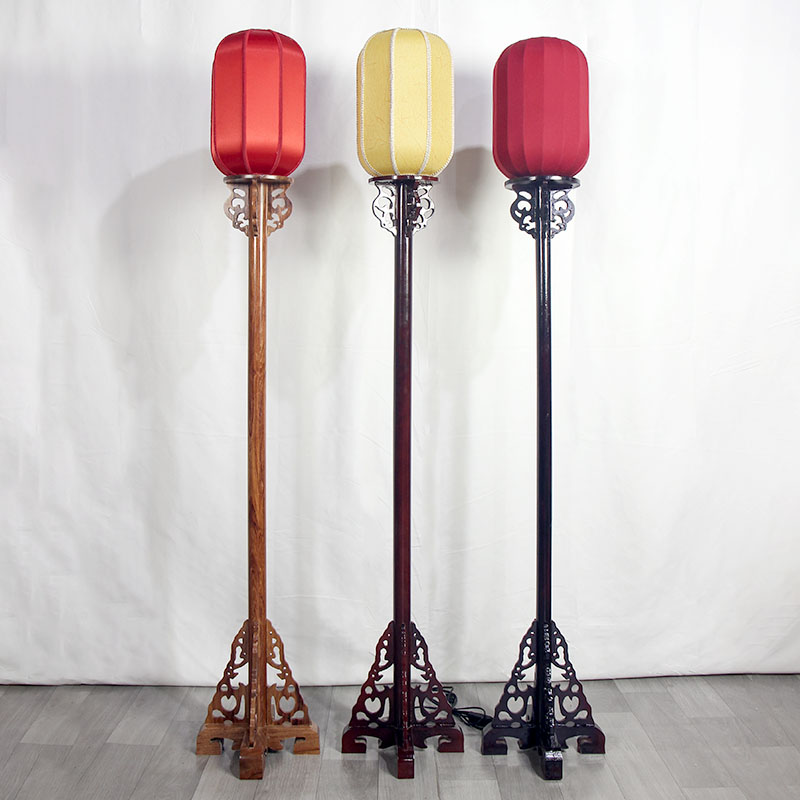 中式木质婚庆道具路引新中式实木充电花灯婚礼庆典摆件木艺落地灯