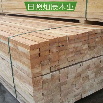 定制 加工 工地木方 松木方条 松木板材 辐射松方木 建筑木材