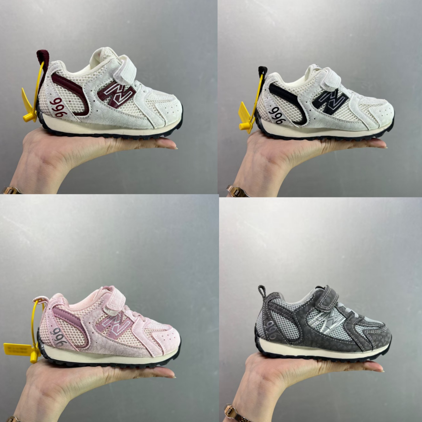 新款NB996童鞋大小童女童男童运动学生一脚蹬跑步休闲跑鞋休闲鞋